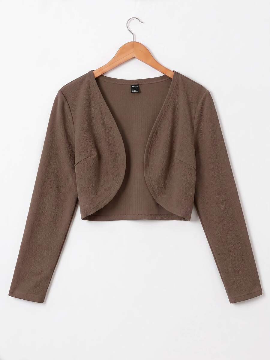 SHEIN EZwear 女式輕質夾克 - 卡其色 - 查看 1