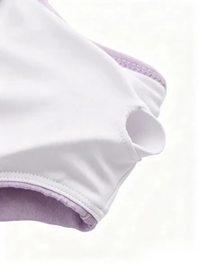 SHEIN Cheerettes 輕支撐雙肩帶運動內衣 - 紫色 - 查看 4