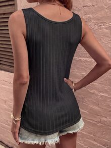 Zayélia Women Tank Tops & Camis - Black - View 2