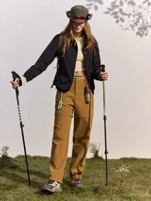 In My Nature Women Outdoor Pants - Brown - View 8
