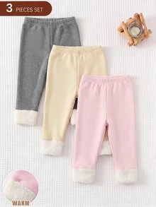 SHEIN 3件組女嬰下身褲 - 彩色 - 查看 6