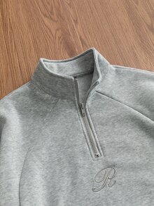 SWAVVY Men Sweatshirts - Light Grey - View 4