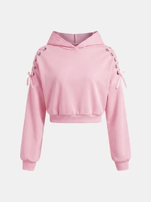 SHEIN Girlism Tween Girls Autumn Sweatshirts Kids - Pink - View 5