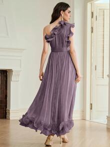 Anewsta Women Long Dresses - Bold Plum - View 7