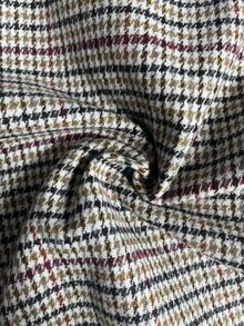 Struktiv Houndstooth Print Button Front Jacket - Multicolor - View 3