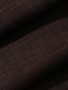 Livesso Plus Size Zip-Up Long Sleeve Versatile Jacket And Loose Pants 2 Pieces Set Fall - Brown - View 3