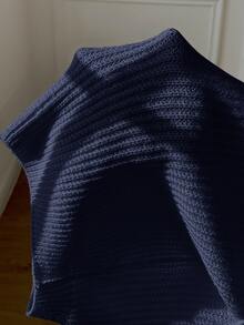 SHEIN Tween Girls Sweaters - Blue - View 9