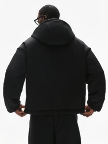 STYNVO Men Winter Coats - Black - View 2