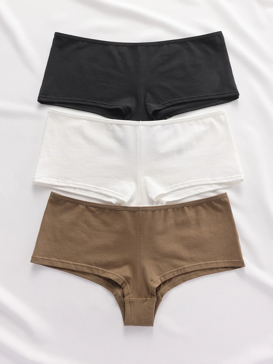 Ocili 3PCS Women Boyshorts - Multicolor - View 1