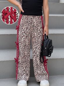 SHEIN 女童（小）長褲 - 彩色 - 查看 4
