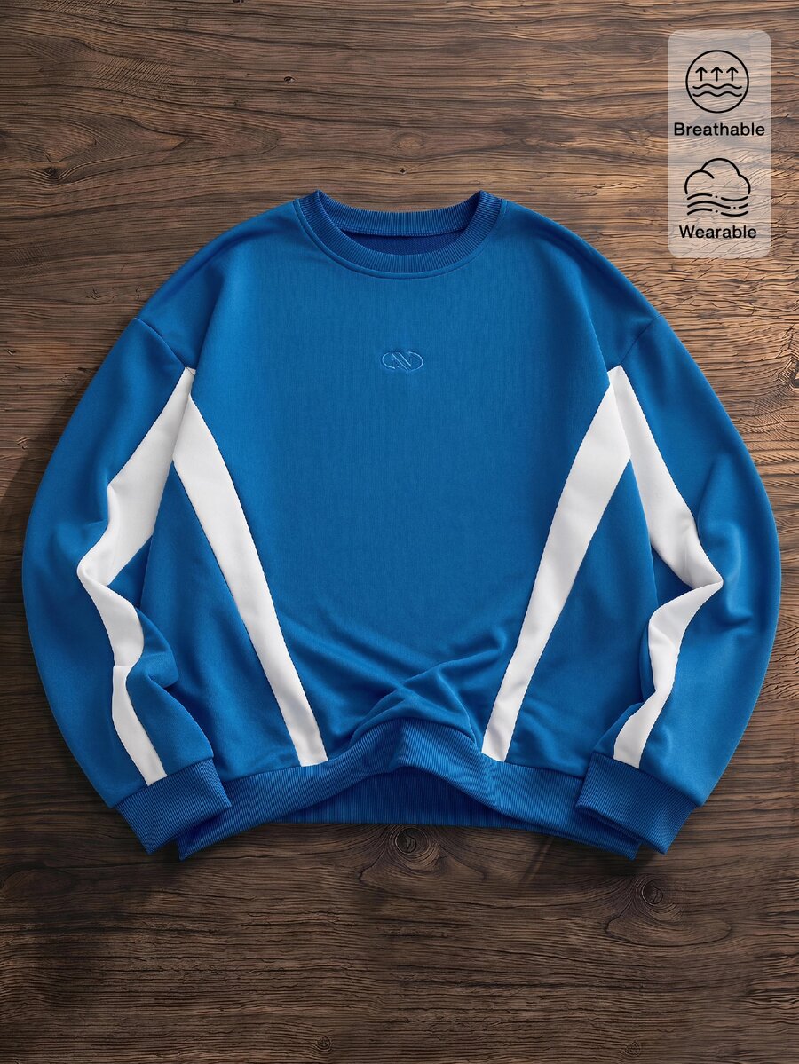 SWAVVY Men Sweatshirts - Blue - View 1