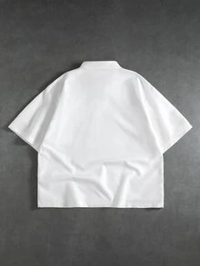 ROMWE MEN Men Shirts - Grey - View 3