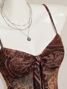 SHEIN ICON 女士背心 - 棕色 - 查看 5