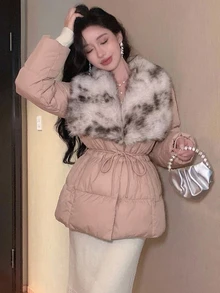 DAZY Women Winter Coats - Pink - View 2