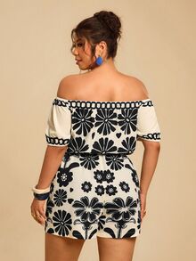 Travachic Plus Size Jumpsuits - Multicolor - View 2