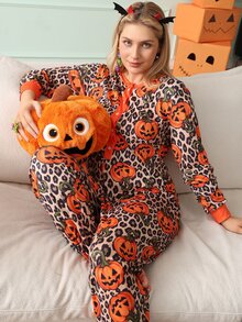 Chillnights Plus Size Sleep Jumpsuits - MultiWarna - View 6
