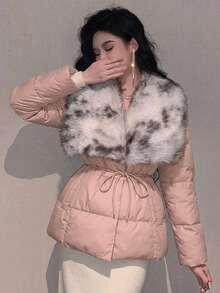 DAZY Women Winter Coats - Pink - View 8