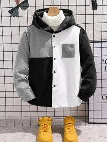 SHEIN 男童（大）襯衫 - 黑與白 - 查看 3