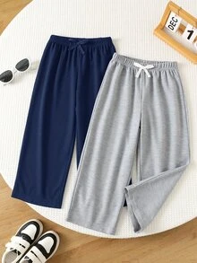 SHEIN Young Boys Sweatpants - Multicolor - View 1