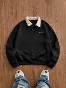 SWAVVY Sudaderas para hombre - Negro - Ver 1