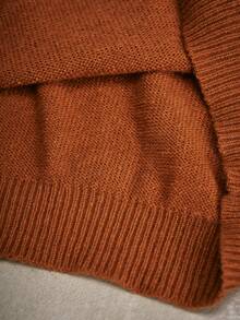 TOKVUE Jerseys para Hombre - Marrón - Ver 8