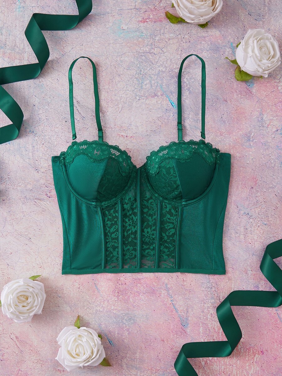 Elorette Women Bras & Bralettes - Dark Green - View 1