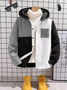 SHEIN 男童（大）襯衫 - 黑與白 - 查看 1