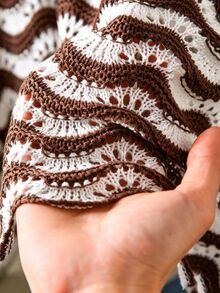 CosyJoli Áo len Plus Size - màu nâu - Xem 7