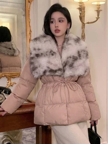 DAZY Women Winter Coats - Pink - View 3