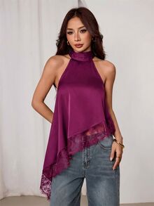 SHEIN PETITE 女士上衣 - 紫羅蘭色 - 查看 8