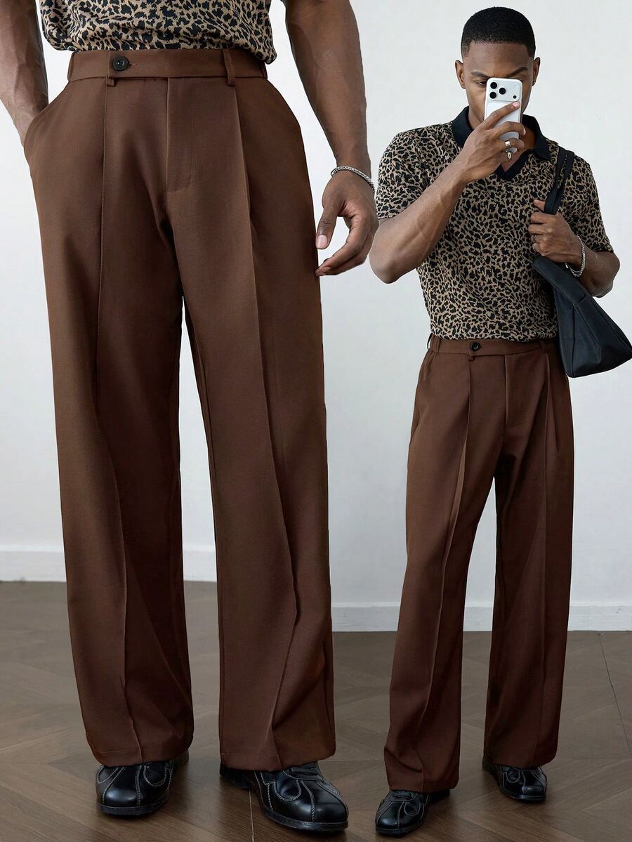 HUEFORM Men Pants - Coffee Brown - View 1