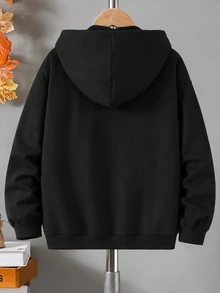 Teen Boys Coats - Black - View 2