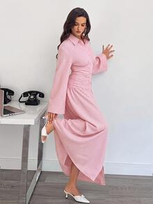 SHEIN Tall 女式長裙 - 粉色 - 查看 5