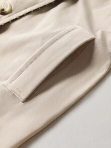 Breezaya Women Trench Coats - Apricot - View 3