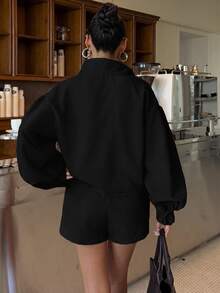 Muchica Women Two-Piece Outfits - Black - View 2