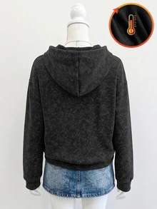 Tween Girls Sweatshirts - Dark Grey - View 2