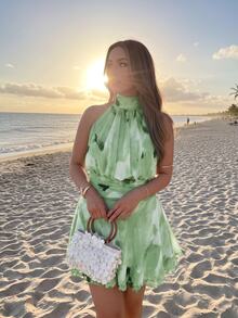 Auralis Vestidos Tallas Grandes - Verde - Ver 1
