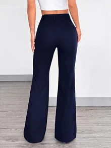 SHEIN EZwear 加大褲子 - 藏蓝色 - 查看 2