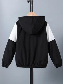 SHEIN Cazadoras Niños (8-12) - Negro - Ver 2