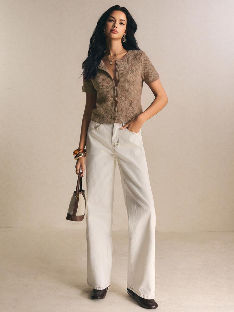 Poéselle Women Knit Tops - Khaki - View 6