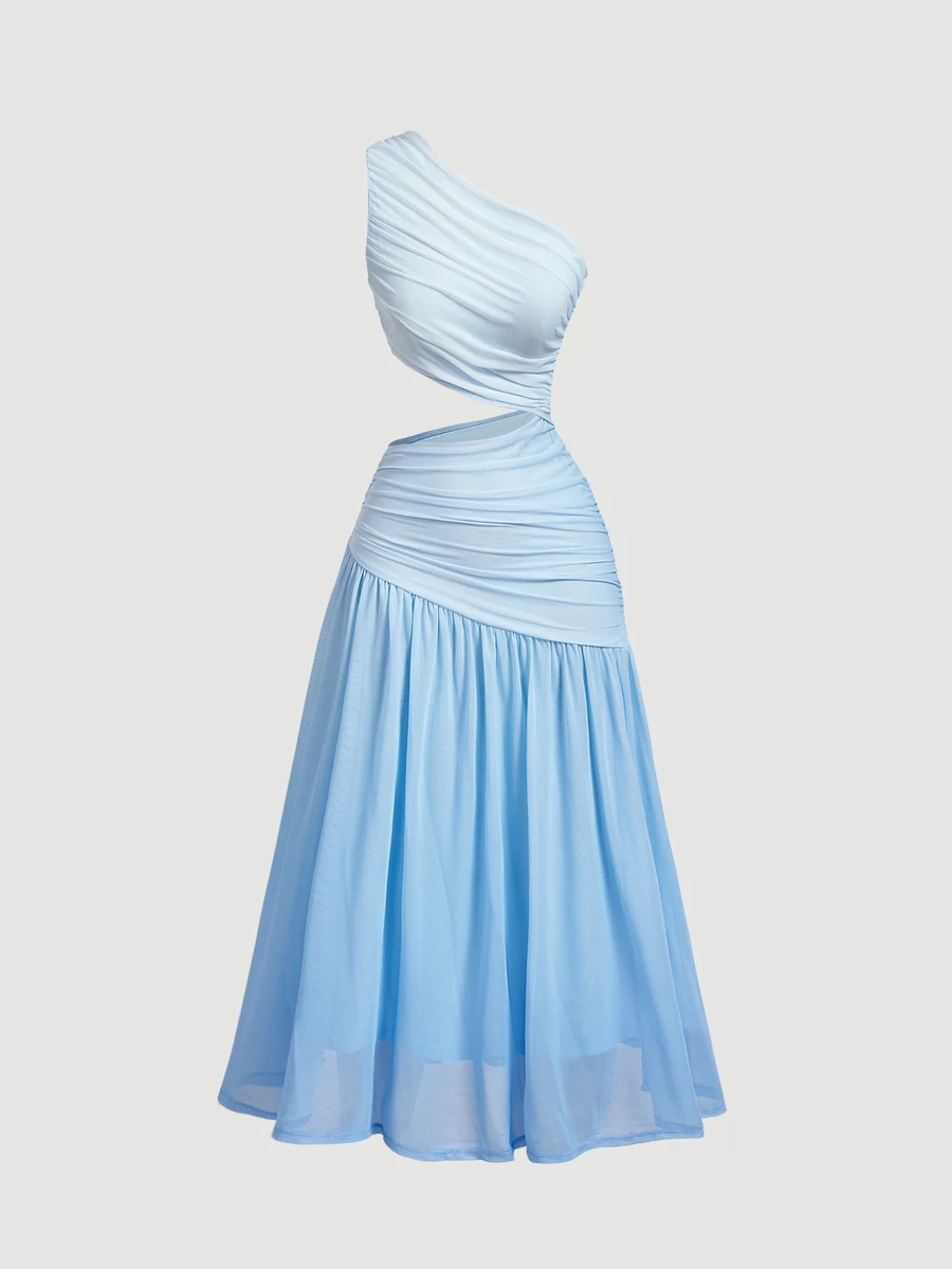SHEIN MOD 女式長裙 - 藍色 - 查看 1