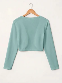 SHEIN EZwear 女式輕質夾克 - 綠色 - 查看 2