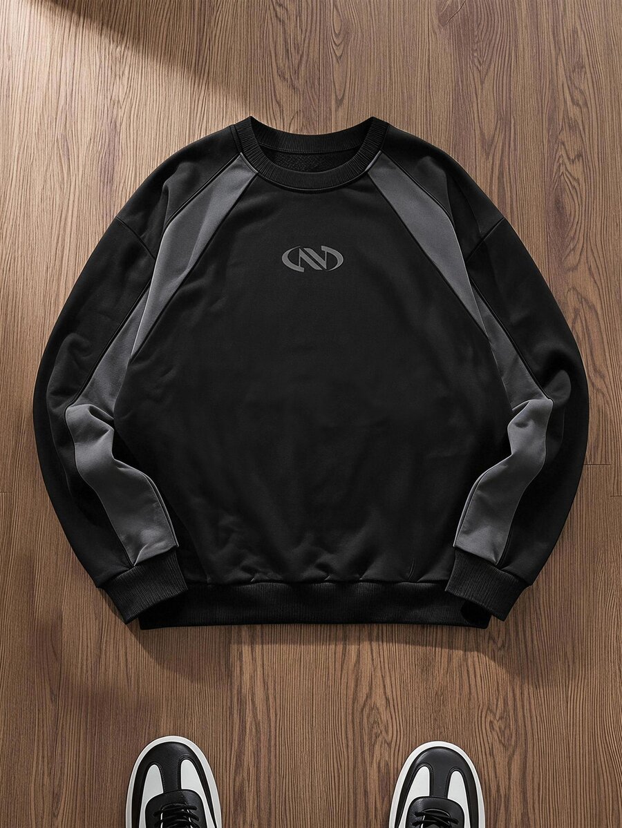NORVETH Men Sweatshirts - Black - View 1