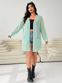 Solflare Chaquetas de talla grande - Azul - Ver 5