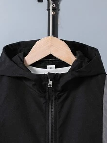SHEIN Cazadoras Niños (8-12) - Negro - Ver 6