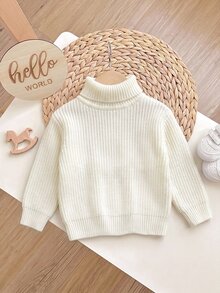 SHEIN 2件裝女嬰毛衣 - 黑色 - 查看 9