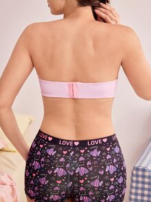 Nora Wilde Bra Tanpa Tali untuk Wanita - Berwarna merah muda - View 2