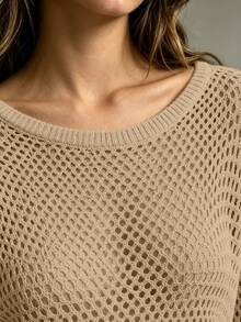 SHEIN Women Sweaters - Khaki - View 5