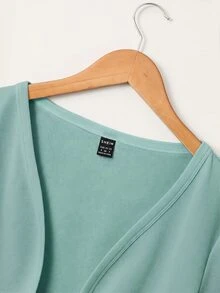 SHEIN EZwear 女式輕質夾克 - 綠色 - 查看 3