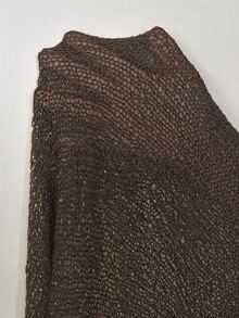 Firerie Tops de punto de talla grande - Café integral - Ver 8